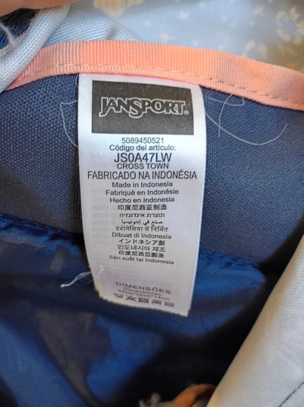 JanSport Cross Town Backpack in the 